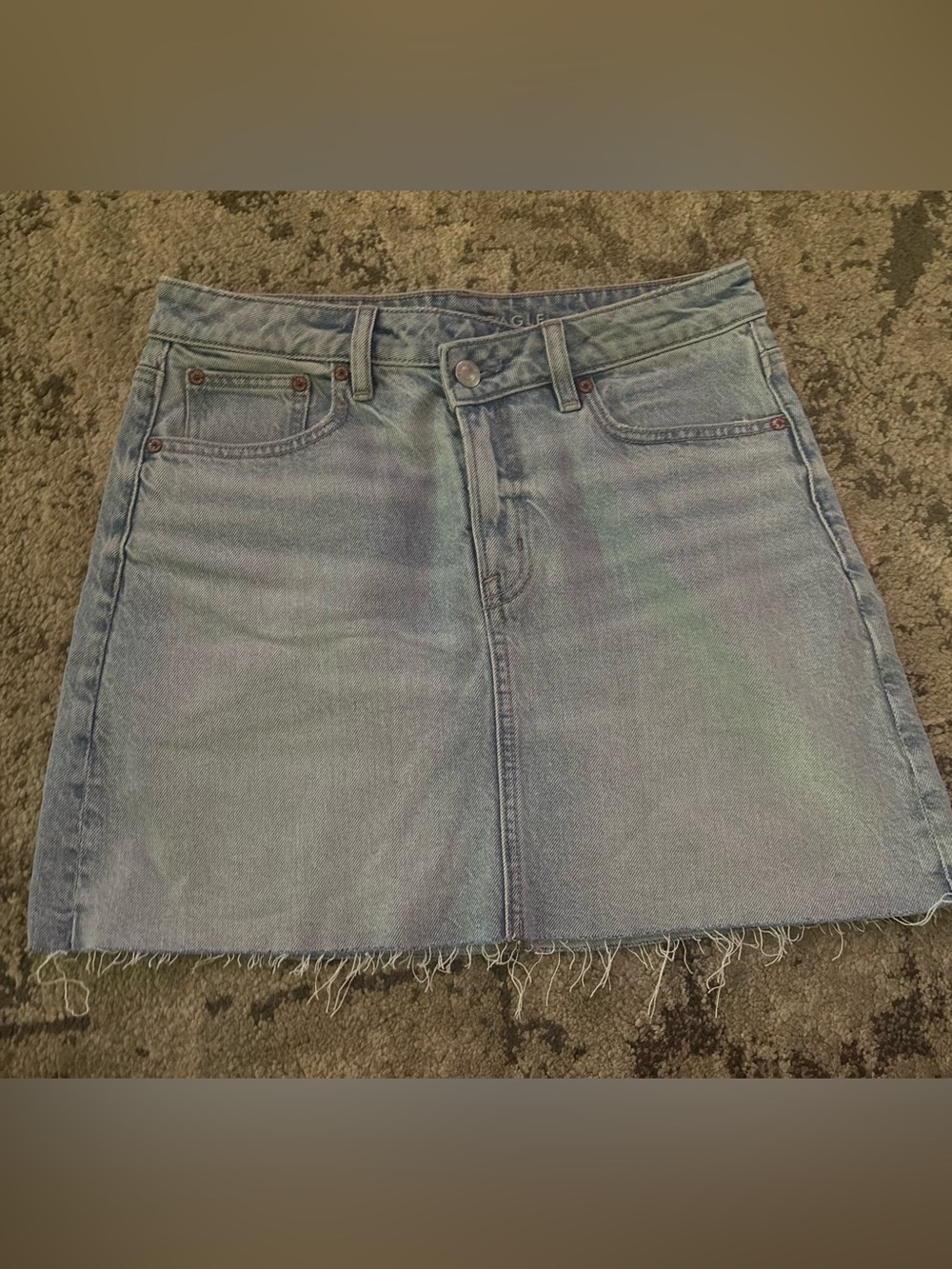 American Eagle Outfitters Light Blue Denim Mini Skirt